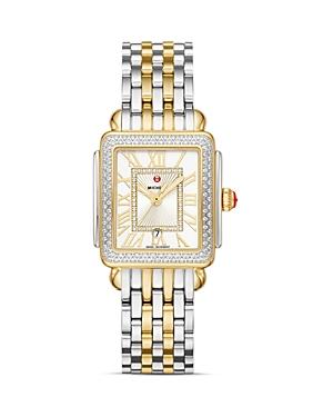 Womens Deco Madison Mid Stainless-Steel Diamond Bracelet Watch Product Image