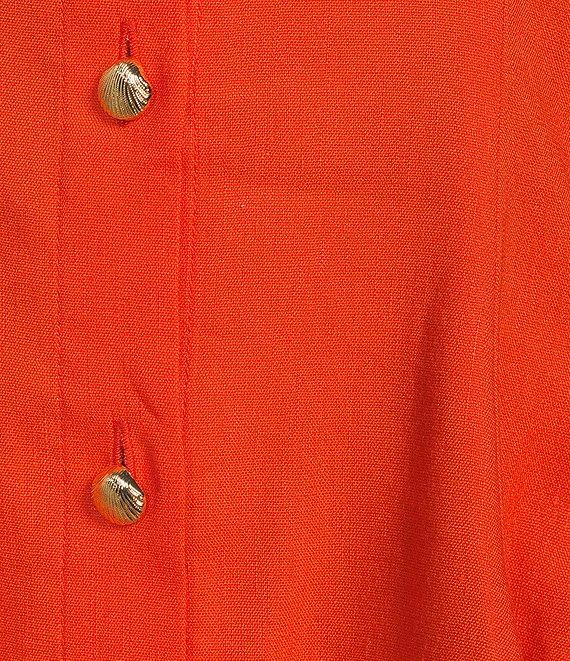 Alex Marie Collar Neckline Vivianne Linen Blend Dress Product Image