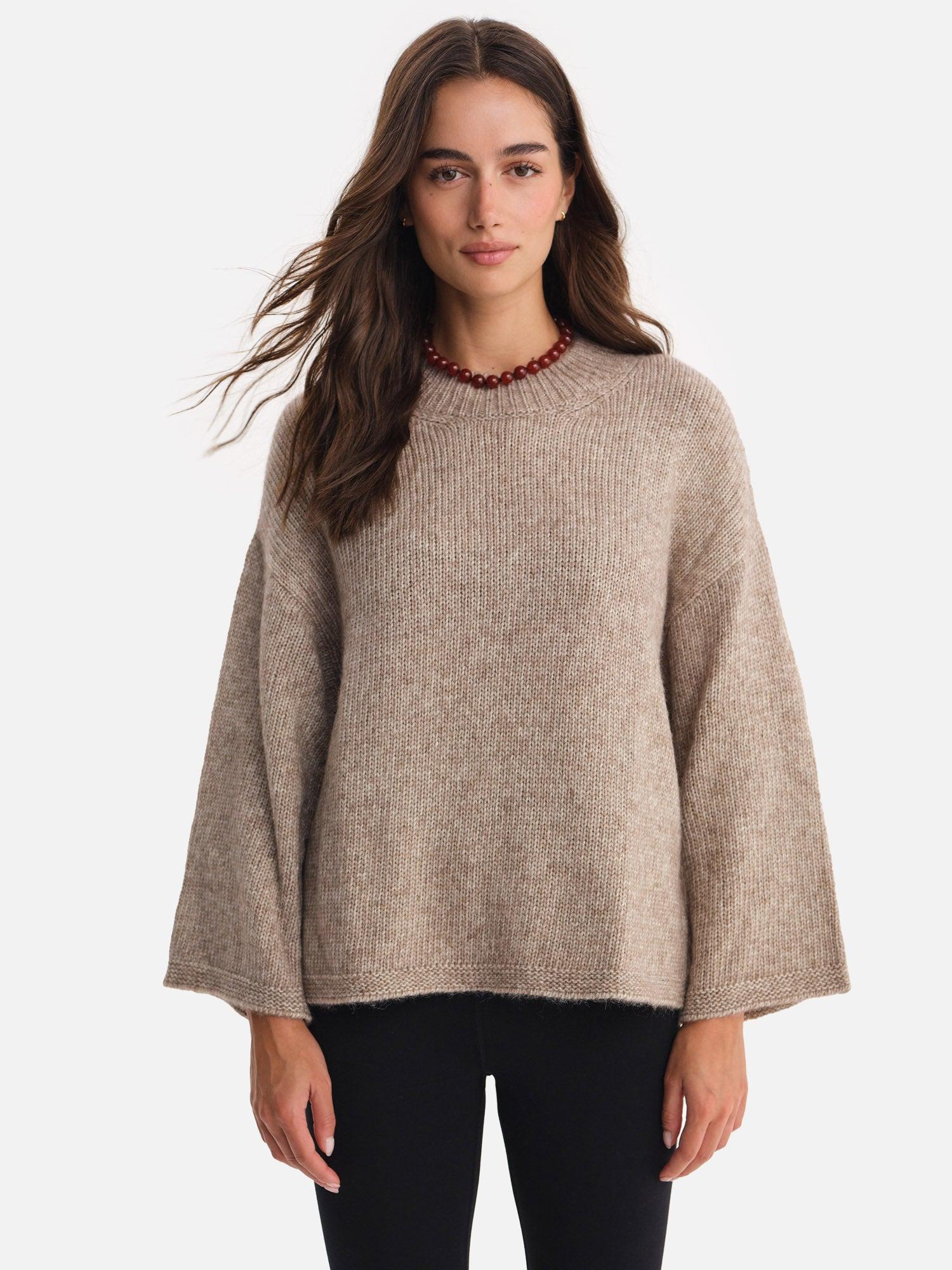 Luxe Alpaca Crewneck Pullover Female Product Image