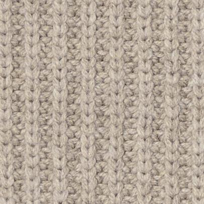 FUNNEL-NECK KNITTED WOOL JACKET Product Image