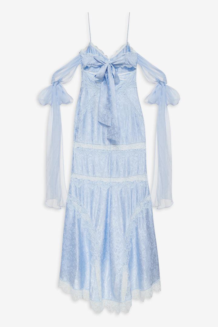 Rita Lace Gown — Blue Product Image