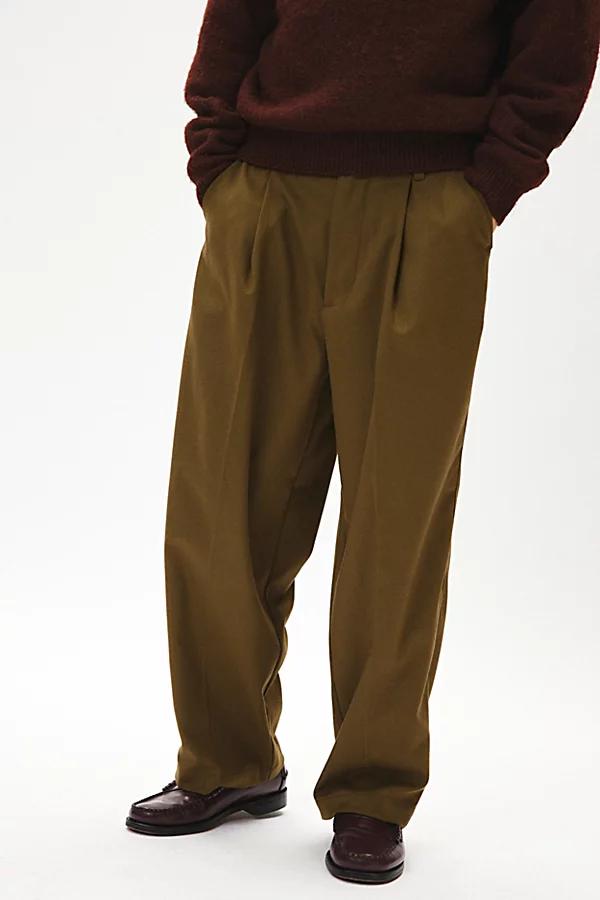 Standard Cloth Jason Relaxed Pleated Trouser Pant Mens at Urban Outfitters Product Image