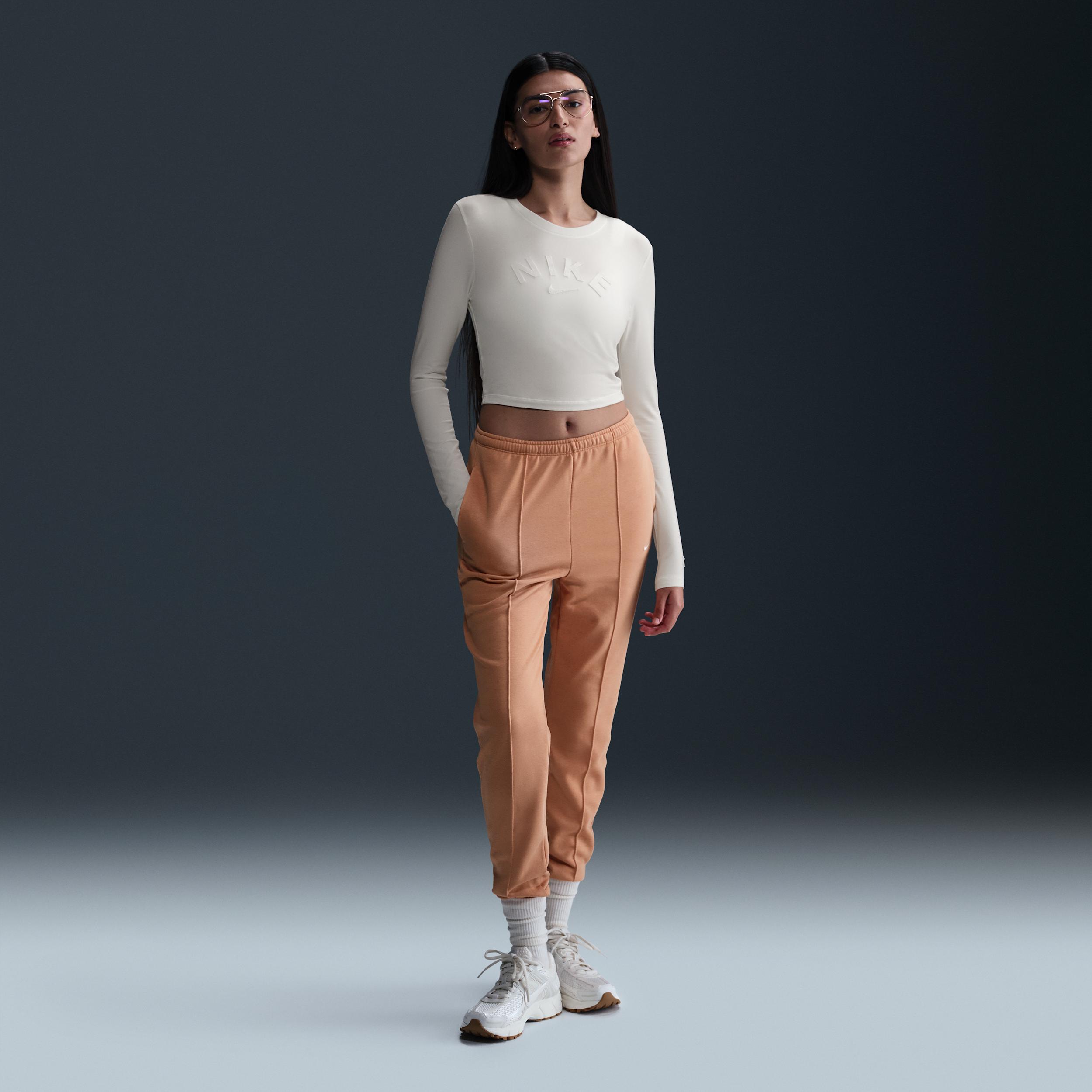 Women's Nike Sportswear Chill Knit Slim Cropped T-Shirt Product Image