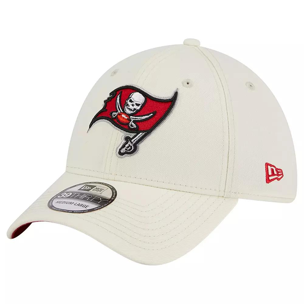 Men's New Era Cream Tampa Bay Buccaneers Classic 39THIRTY Flex Hat, Size: Large/XL, Beige Product Image