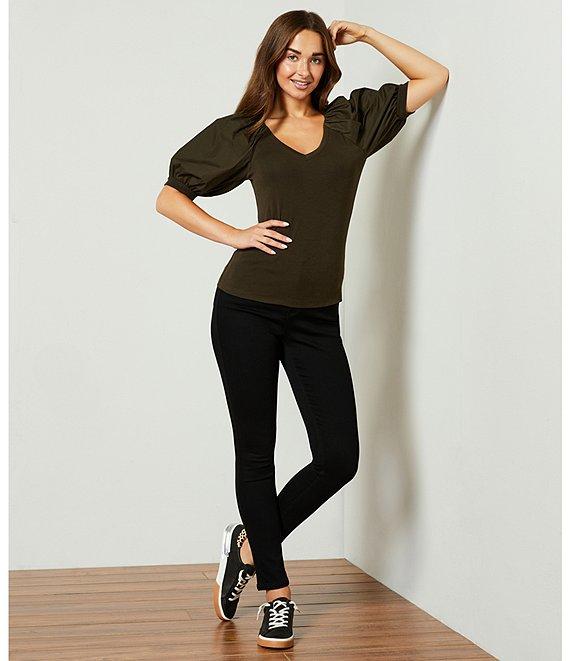 A Loves A Magic Universal Fit High Waisted Skinny Leg Stretch Denim Jeans Product Image