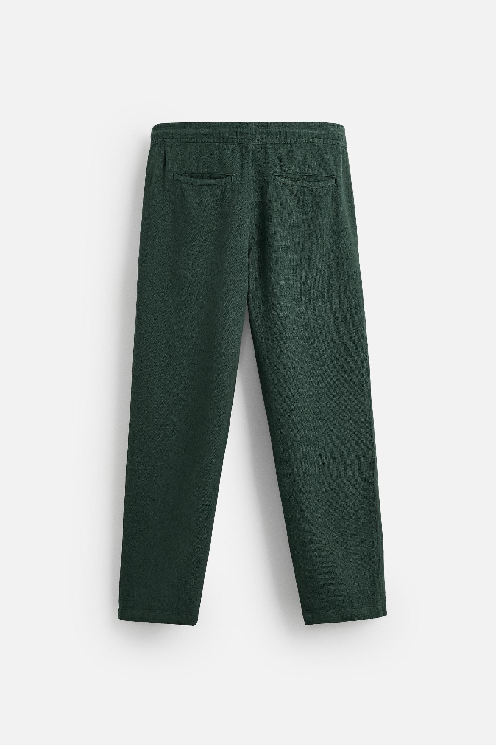TEXTURED RELAXED FIT PANTS Product Image