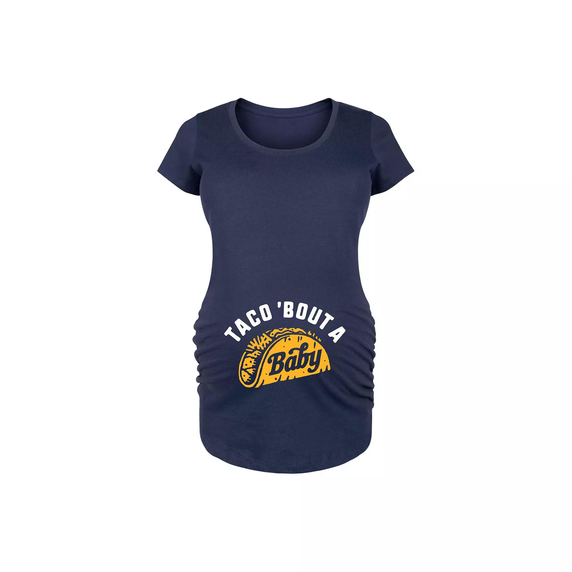 Maternity Taco 'Bout A Baby Graphic Tee, Women's,  Product Image
