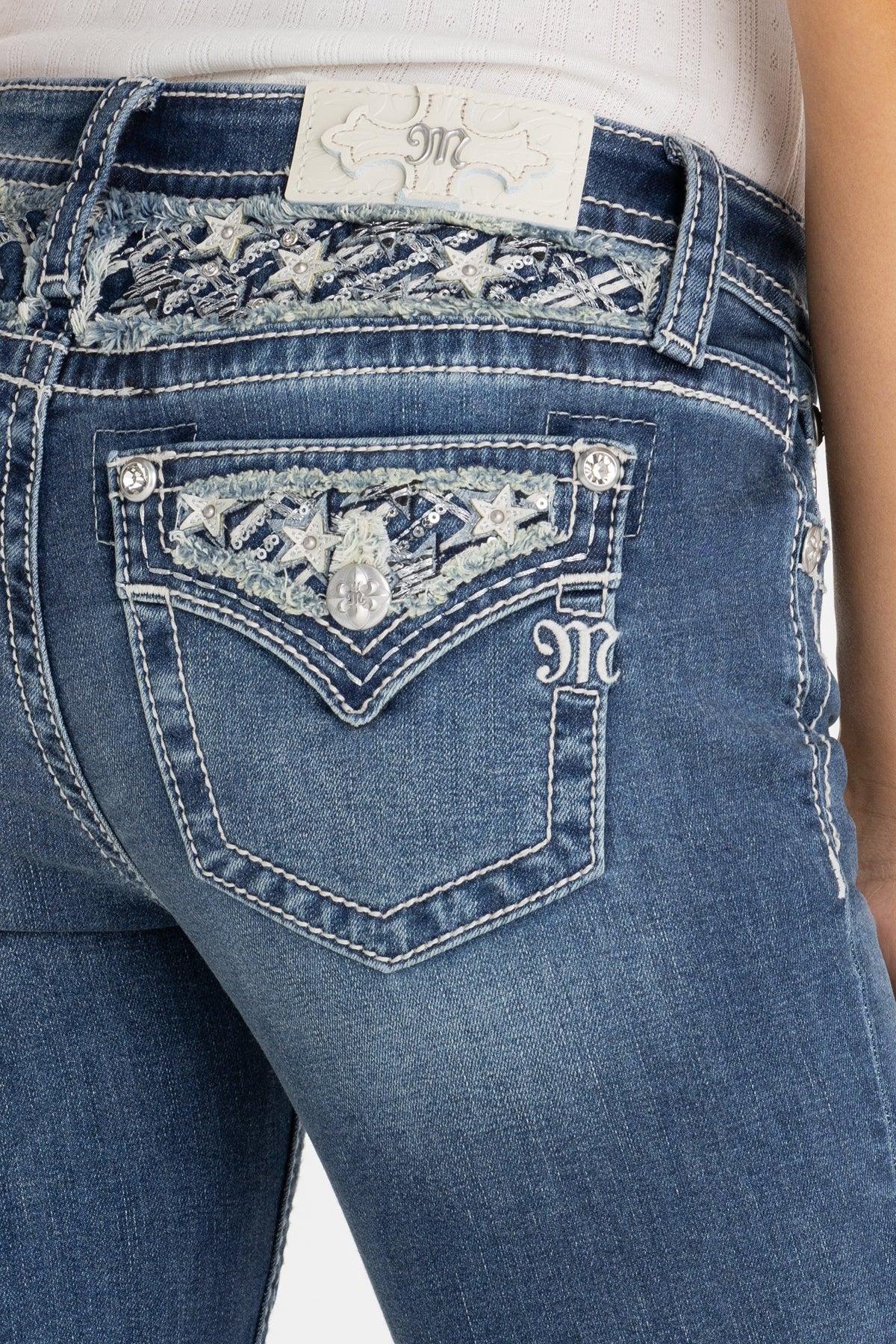 Starlit Low Rise Bootcut Jeans Product Image
