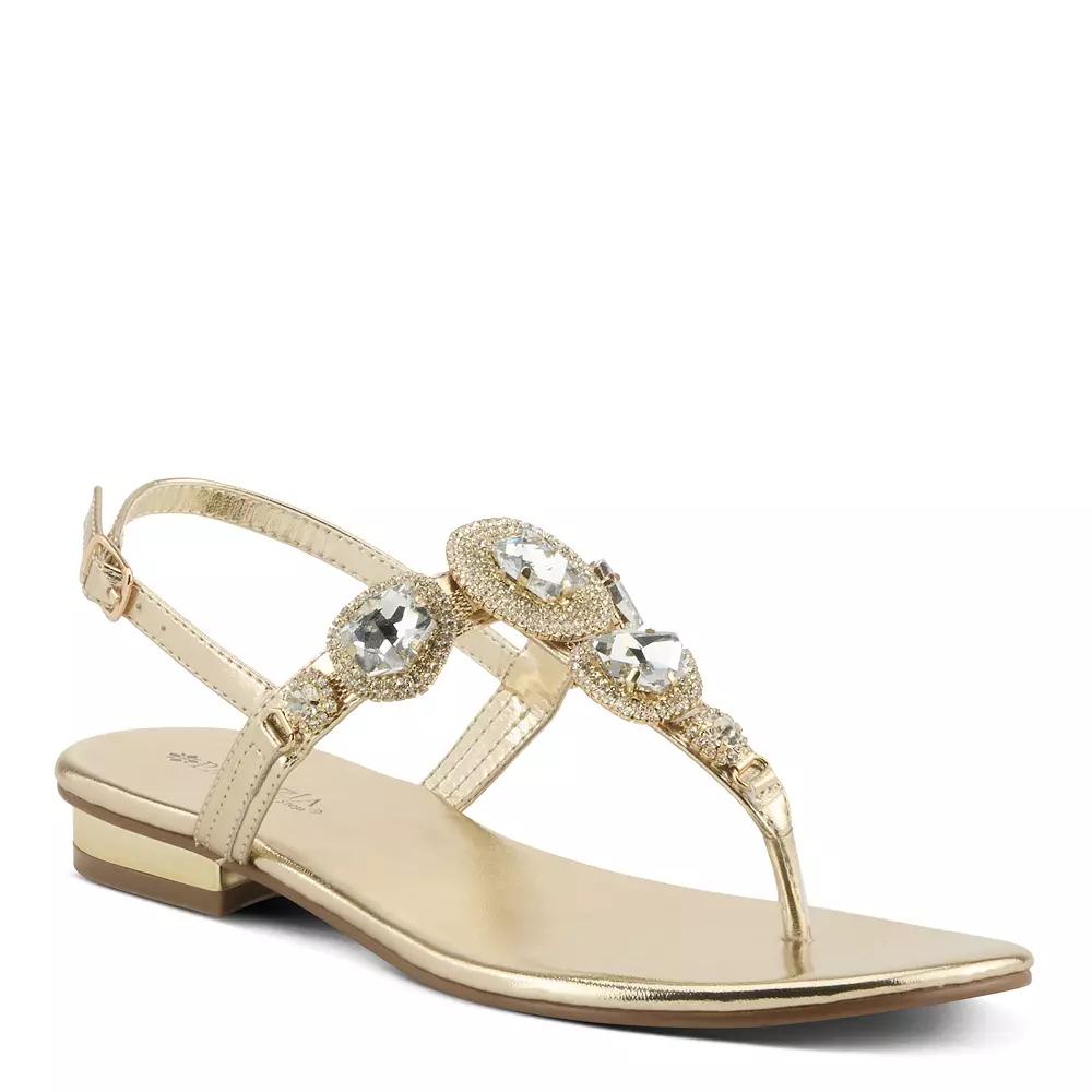 Patrizia Women's Anais Thong Sandals, Size: 37, Gold Product Image