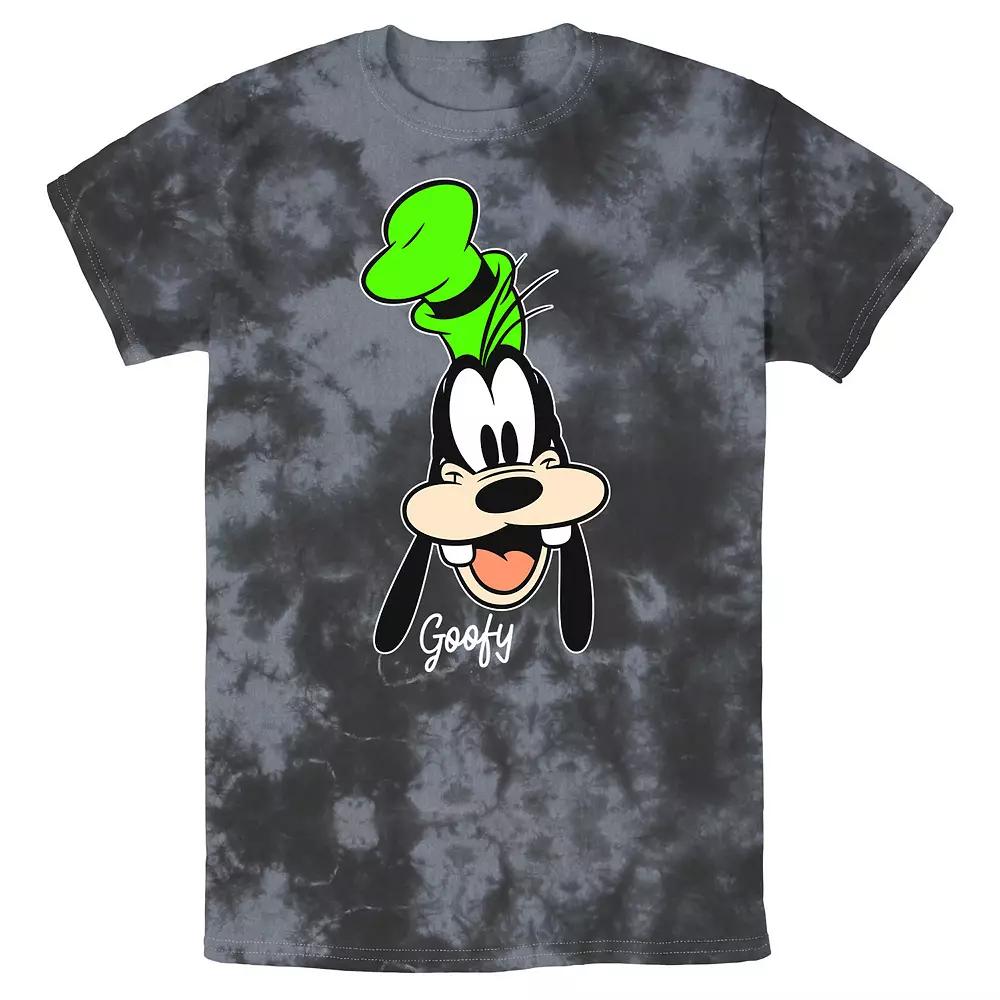 Men's Disney Goofy Open Mouth Big Smile Bomabrd Wash Tee,  Product Image