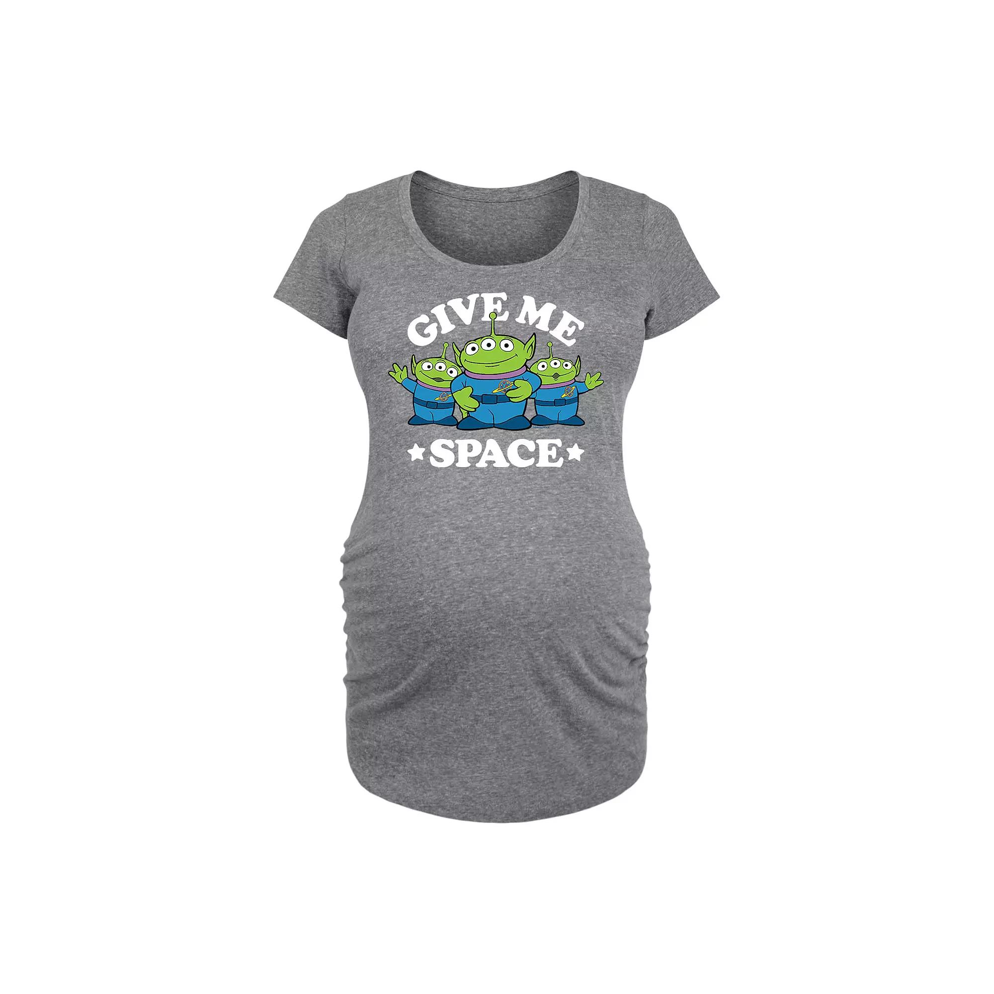 Disney / Pixar's Toy Story Aliens Maternity Give Me Space Graphic Tee, Women's,  Product Image
