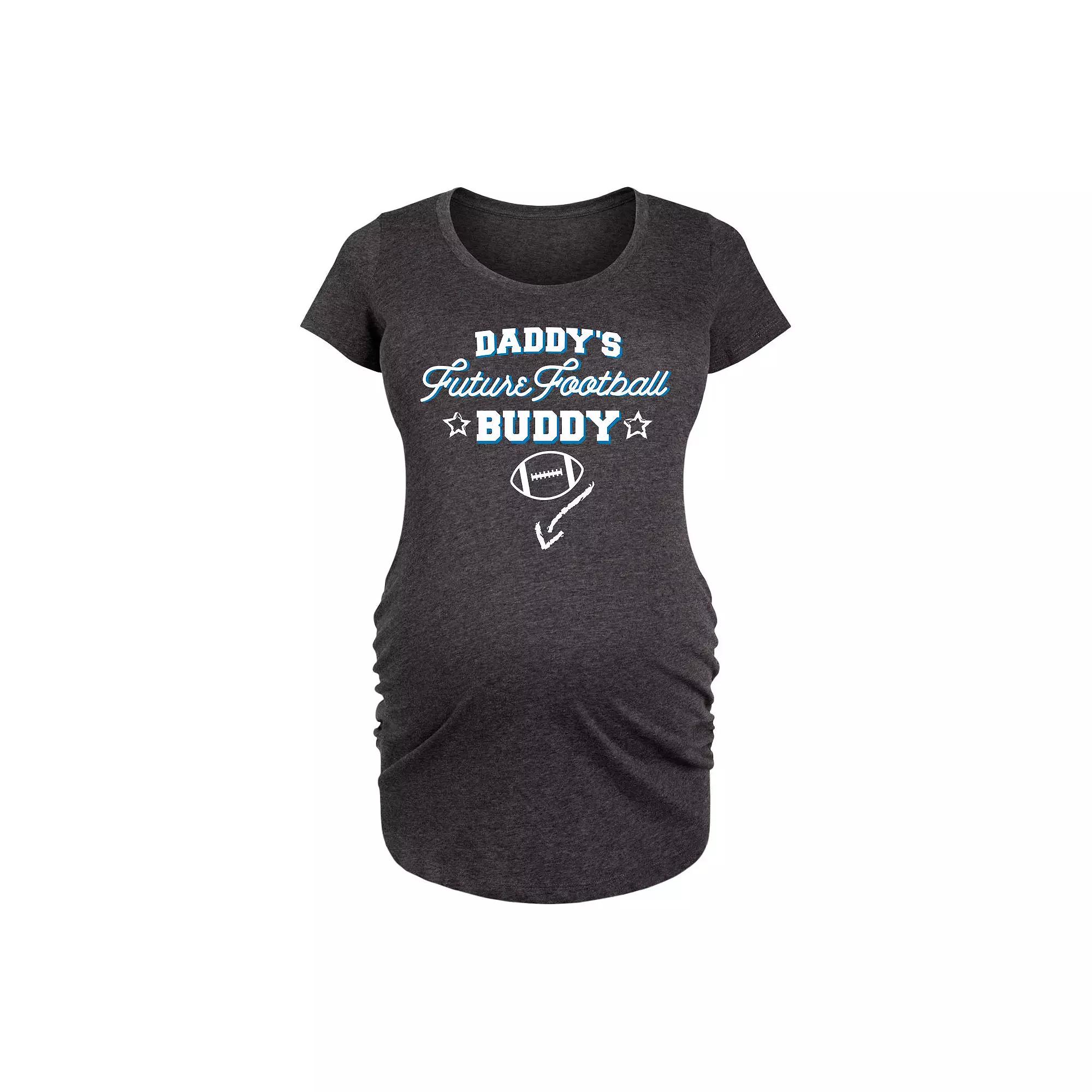 Maternity Daddys Future Football Buddy Graphic Tee, Women's,  Product Image