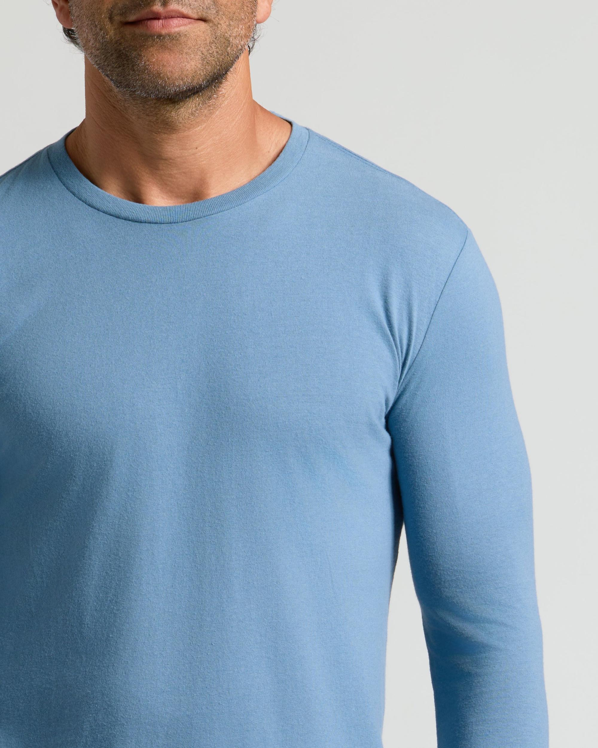 Indigo Classic Long Sleeve Crew Neck Product Image