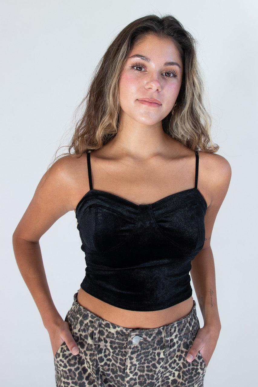 Velvet Bustier Cami Product Image