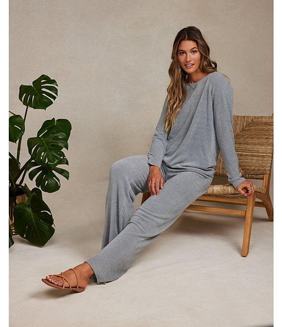 Barefoot Dreams Cozychic Ultra Lite® Jersey Pullover & Wide-Leg Pant Lounge Set Product Image