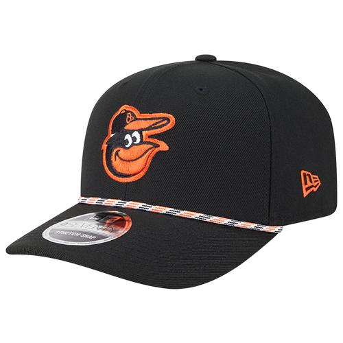 New Era Mens New Era Orioles 9SEVENTY SS Multi Rope Cap - Mens Black/Black Product Image