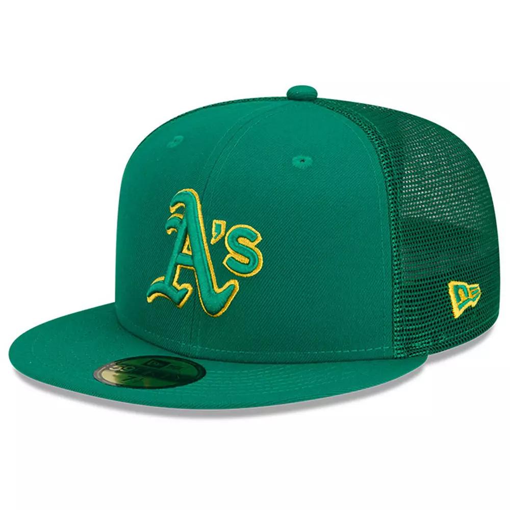 Men's New Era Green Oakland Athletics 2022 Batting Practice 59FIFTY Fitted Hat, Size: 6 7/8 Product Image
