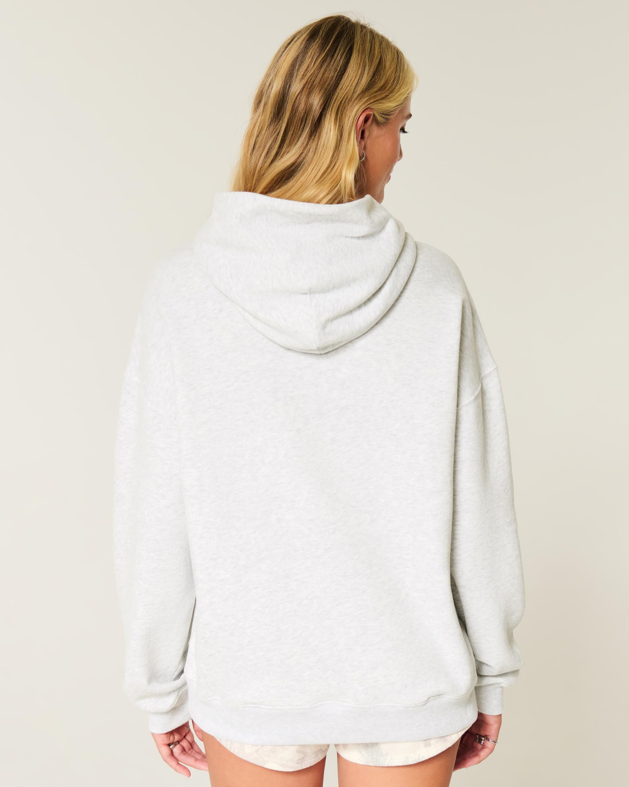Hollister Feel Good Fleece Oversized Hoodie Product Image
