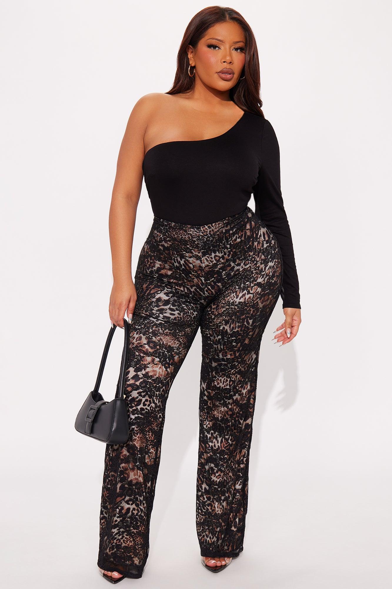 Juniper Long Sleeve One Shoulder Bodysuit - Black Female Product Image