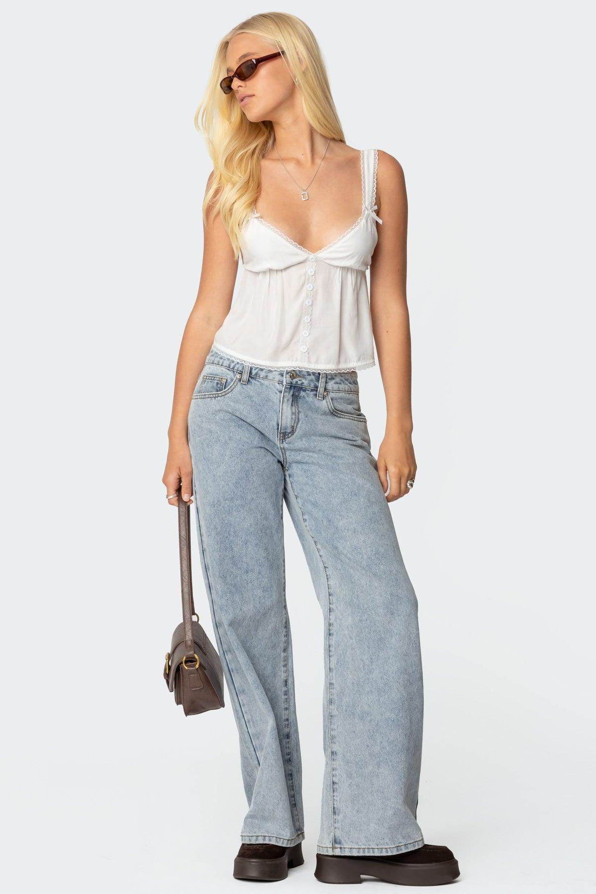 Andea Babydoll Tank Top Product Image