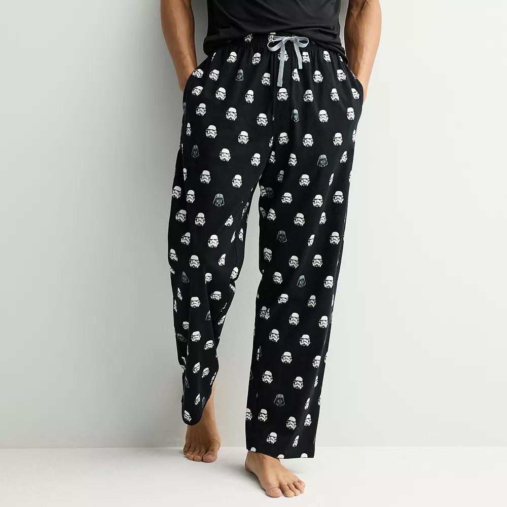 Men's Star Wars Darth Vader & Stormtroopers Pajama Pants, Size: Large, Black Product Image
