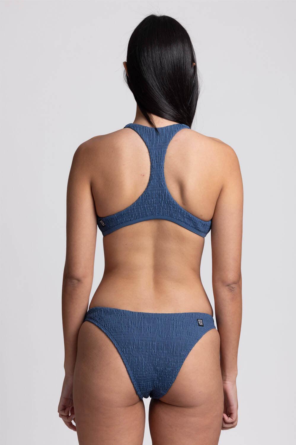 Kelia Smocked Bikini Bottom - Palm Female Product Image