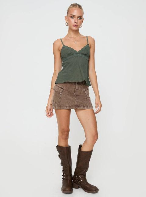 Lunya Top Green Product Image