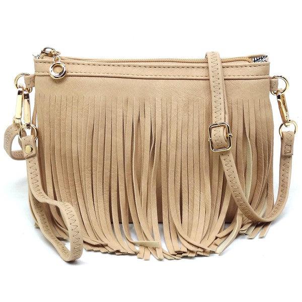 Western Fringe Clutch Cross Body Bag Product Image