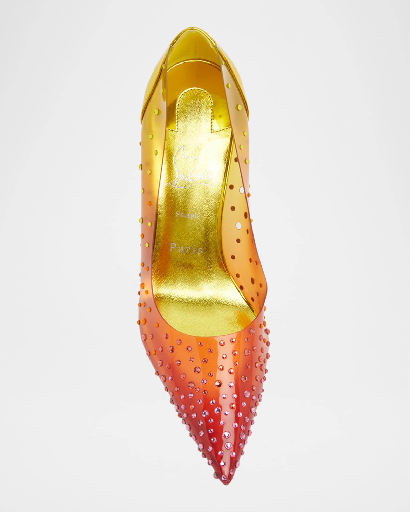 Miss Z Studded PVC Red Sole Pumps Product Image