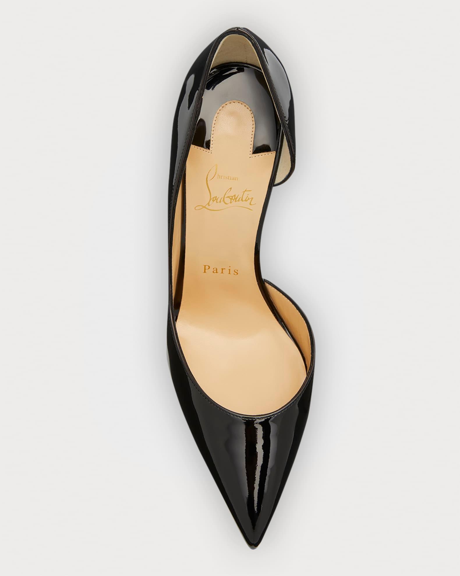 Iriza Patent Open-Side Red Sole Pump Product Image