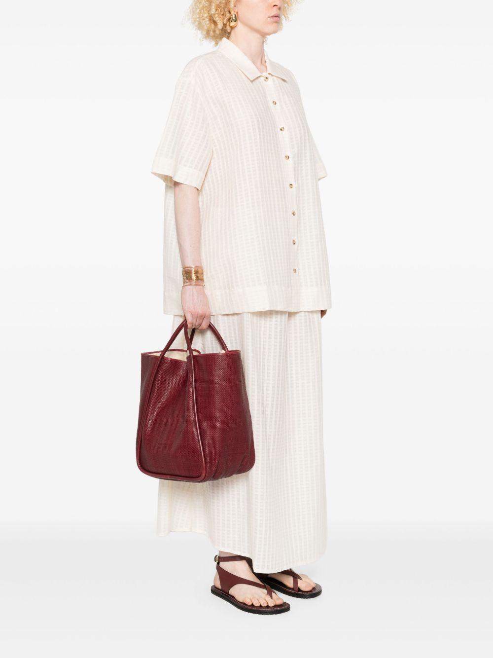 leather tote bag Product Image