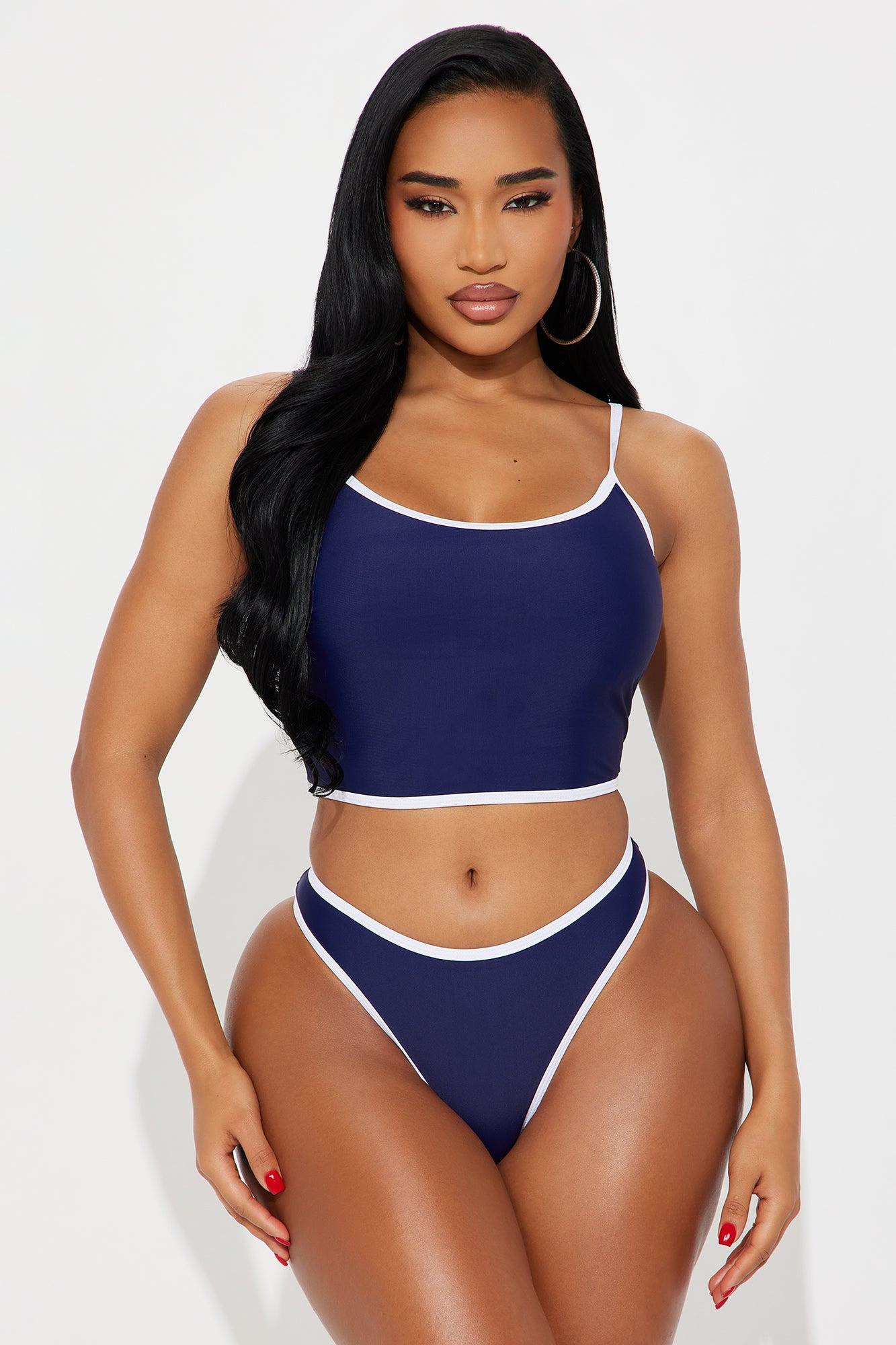 Honolulu Tankini 2 Piece Bikini - Navy Female Product Image