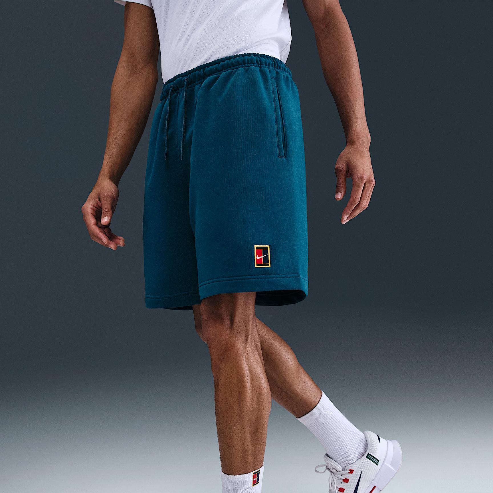 Nike Men's Court Heritage Dri-FIT Fleece Tennis Shorts Product Image
