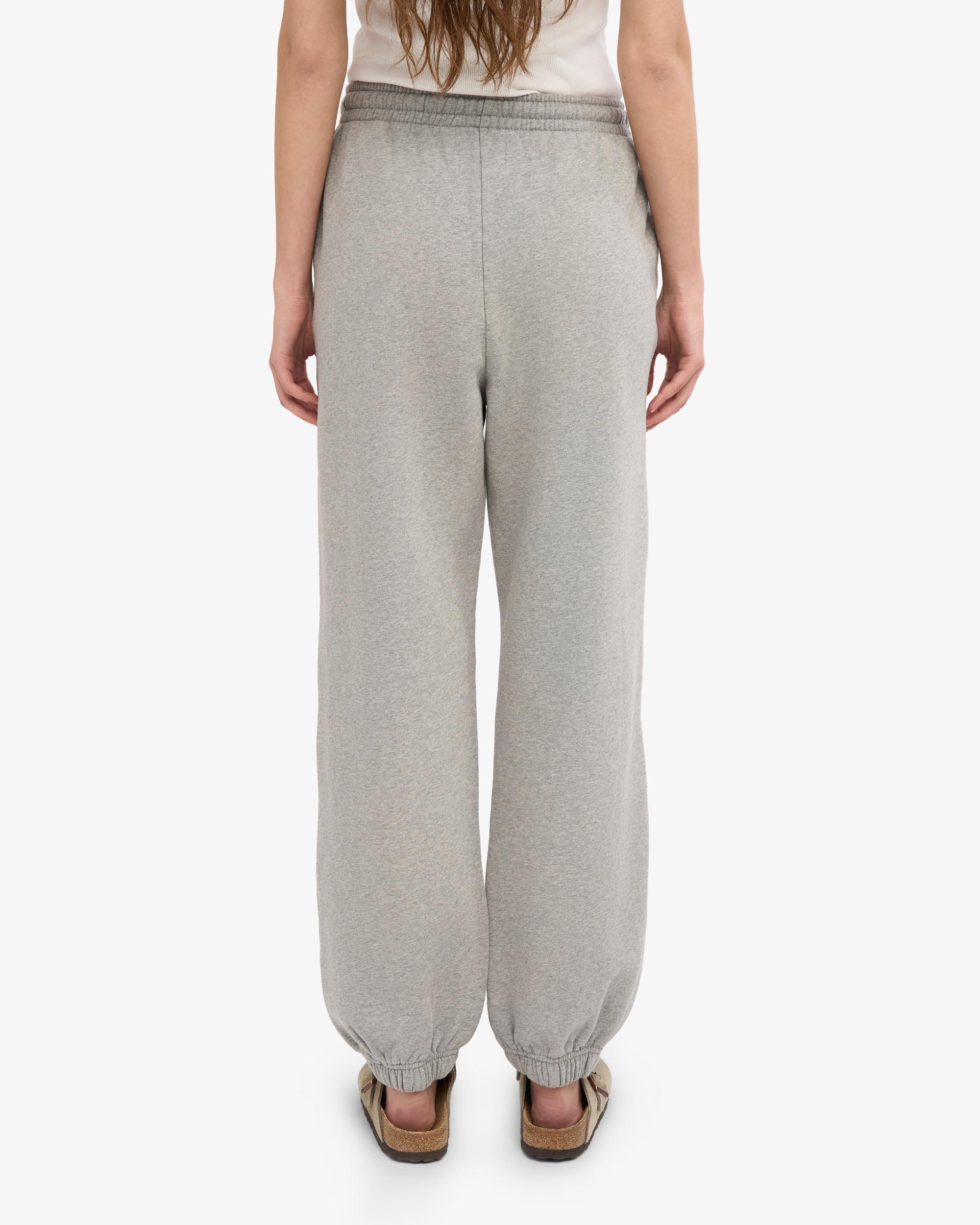 Organic Relaxed Sweatpants - Heather Grey Product Image