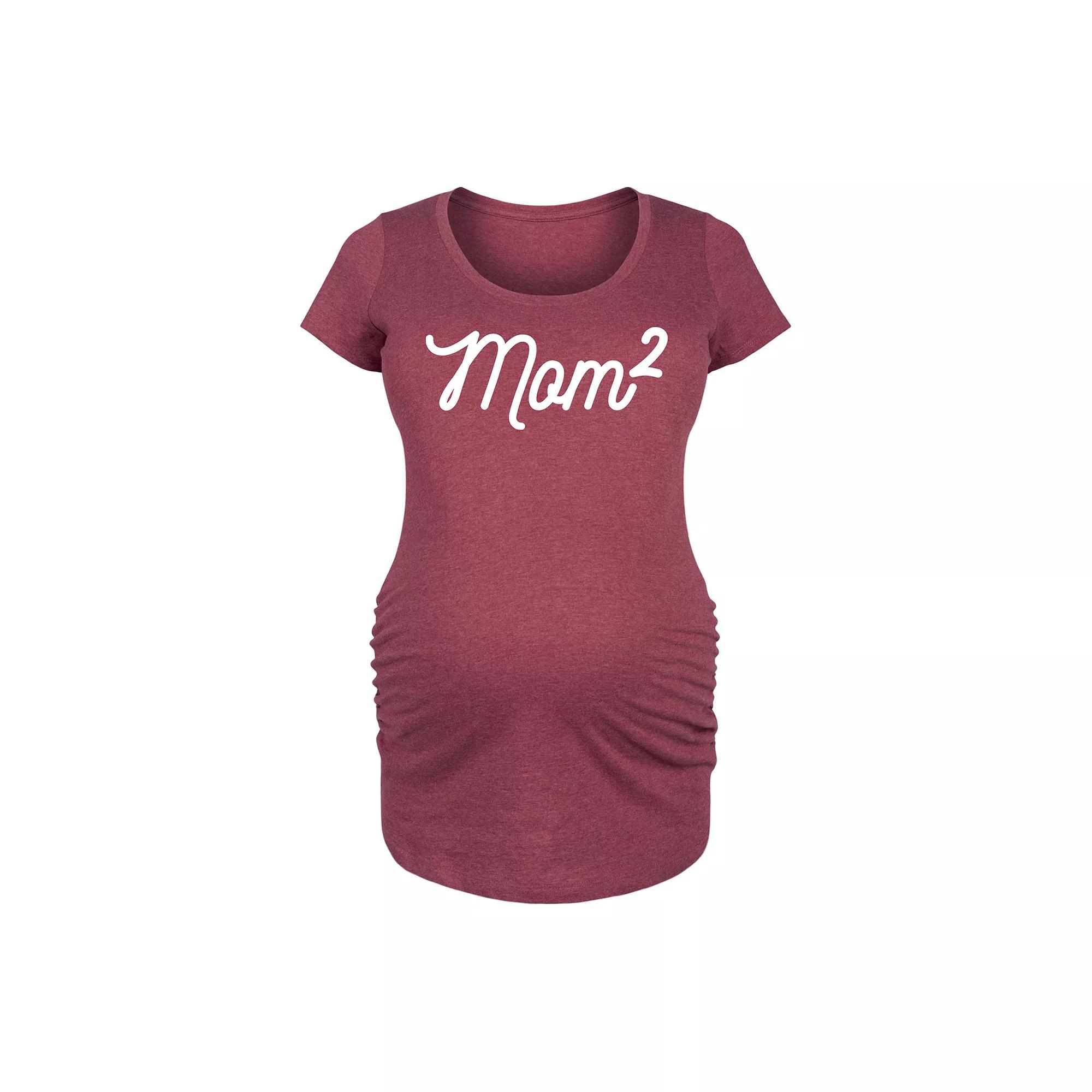 Maternity Mom to the 2nd Power Graphic Tee, Women's,  Product Image