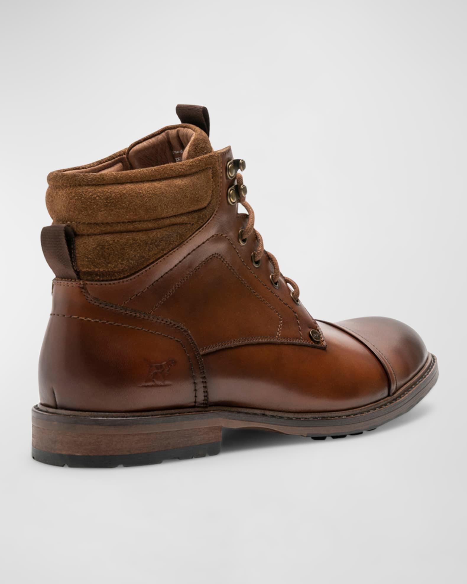 Men's Dunedin Leather Lace-Up Military Boots Product Image