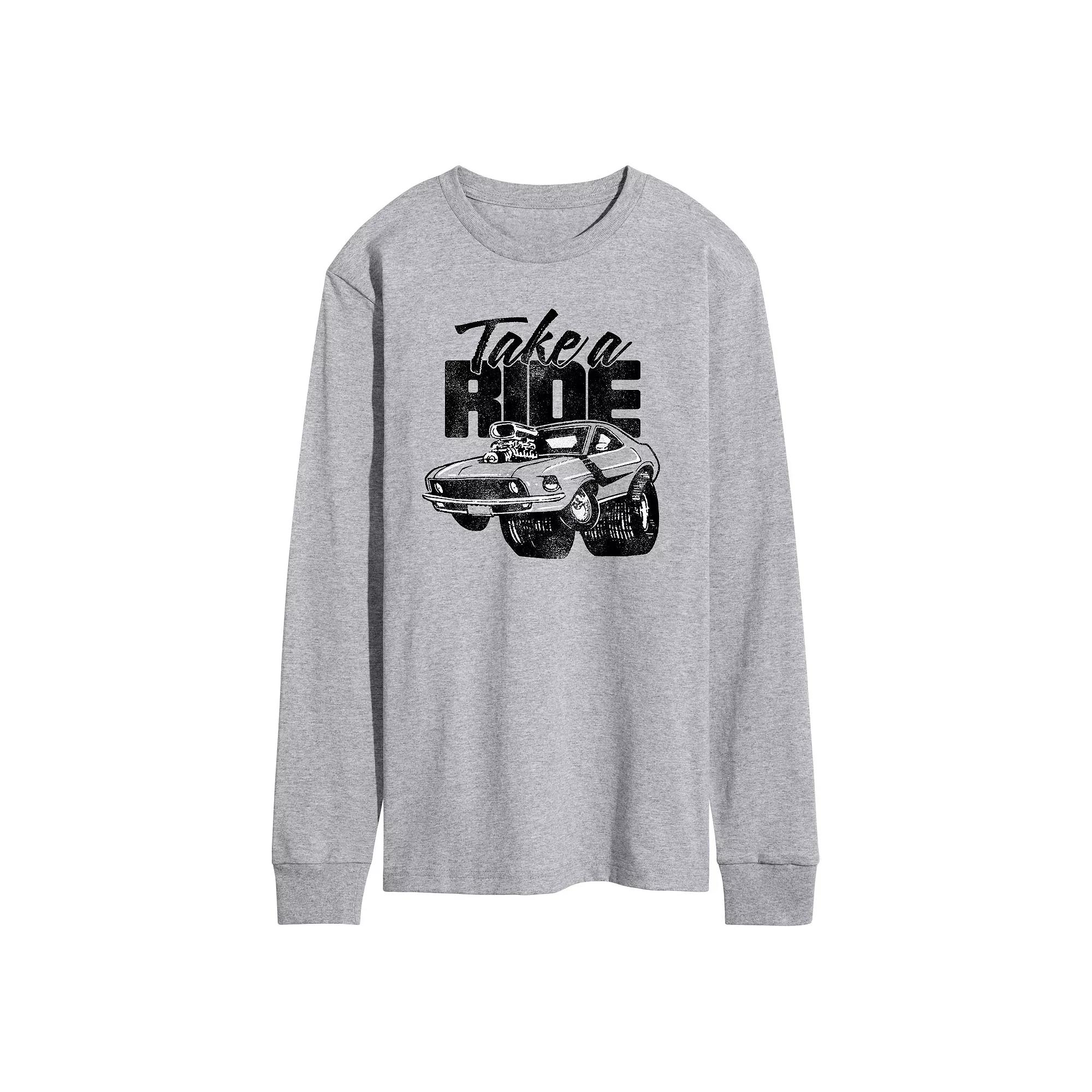 Men's Take A Ride Long Sleeve Graphic Tee,  Product Image