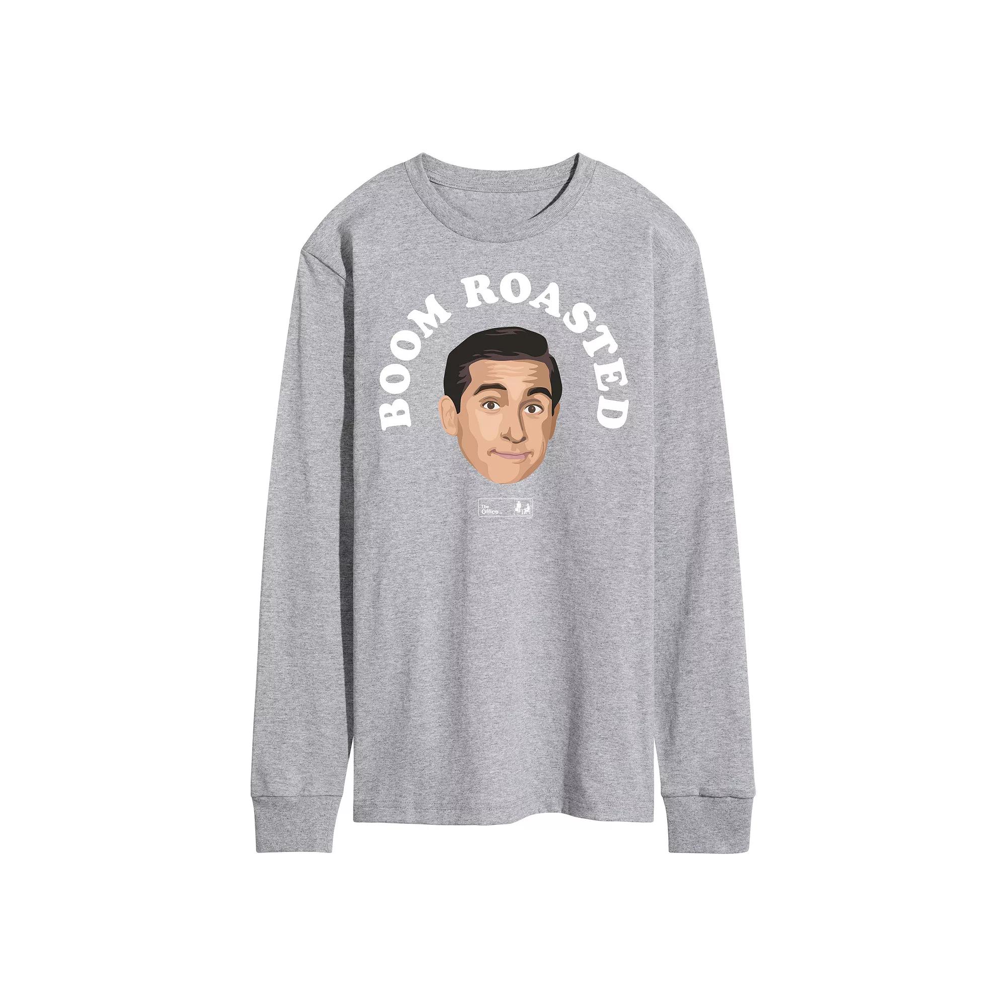 Men's The Office Boom Roasted Long Sleeve Tee,  Product Image