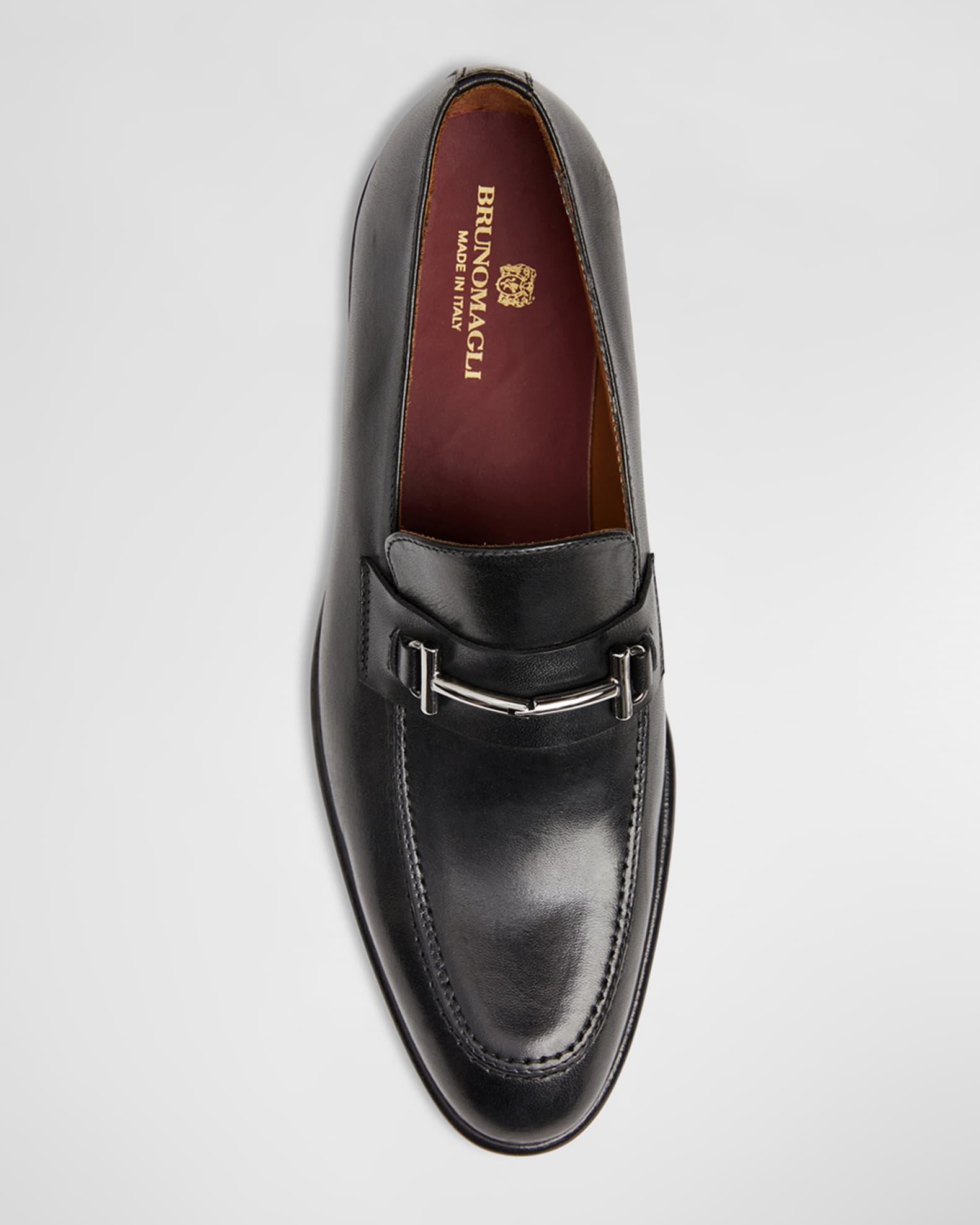 Men's Sante Double-Gore Leather Bit Loafers Product Image