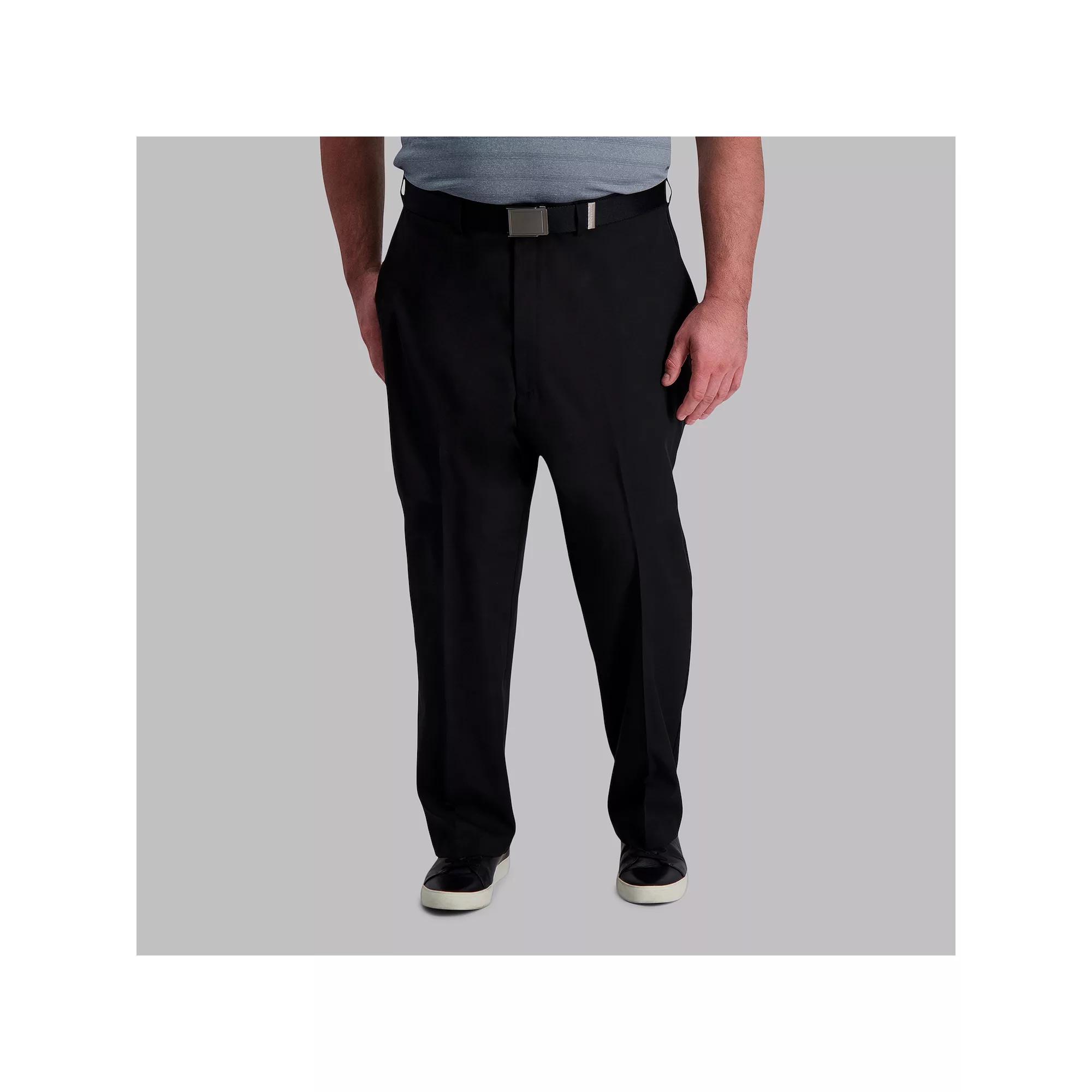 Big & Tall Haggar® Cool Right® Classic-Fit Flat-Front Performance Flex Pants, Men's,  Product Image