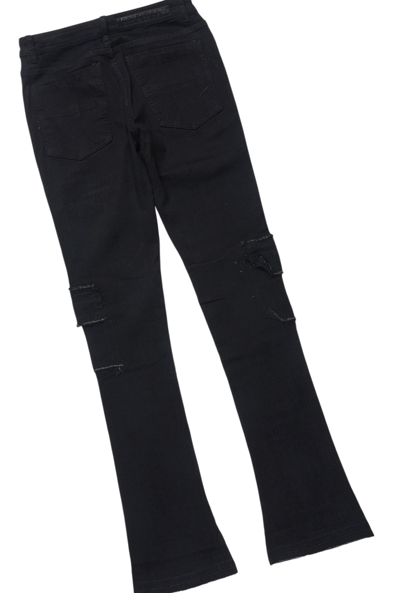 Grill Black T-Shirt/Stacked Flare Cargo Jean Male Product Image