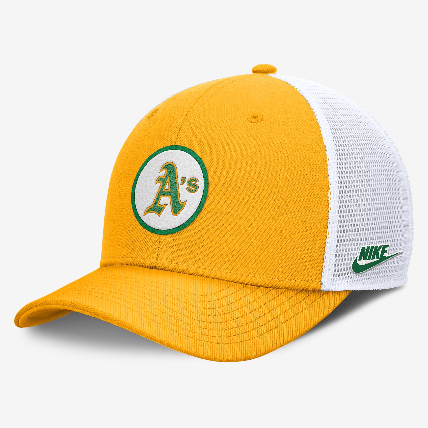 Oakland Athletics Cooperstown Rise Nike Men's Dri-FIT MLB Trucker Adjustable Hat Product Image