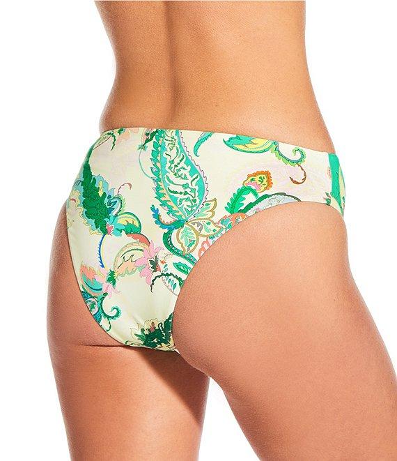 Gianni Bini Paisley High Waisted Cheeky Swim Bottom Product Image