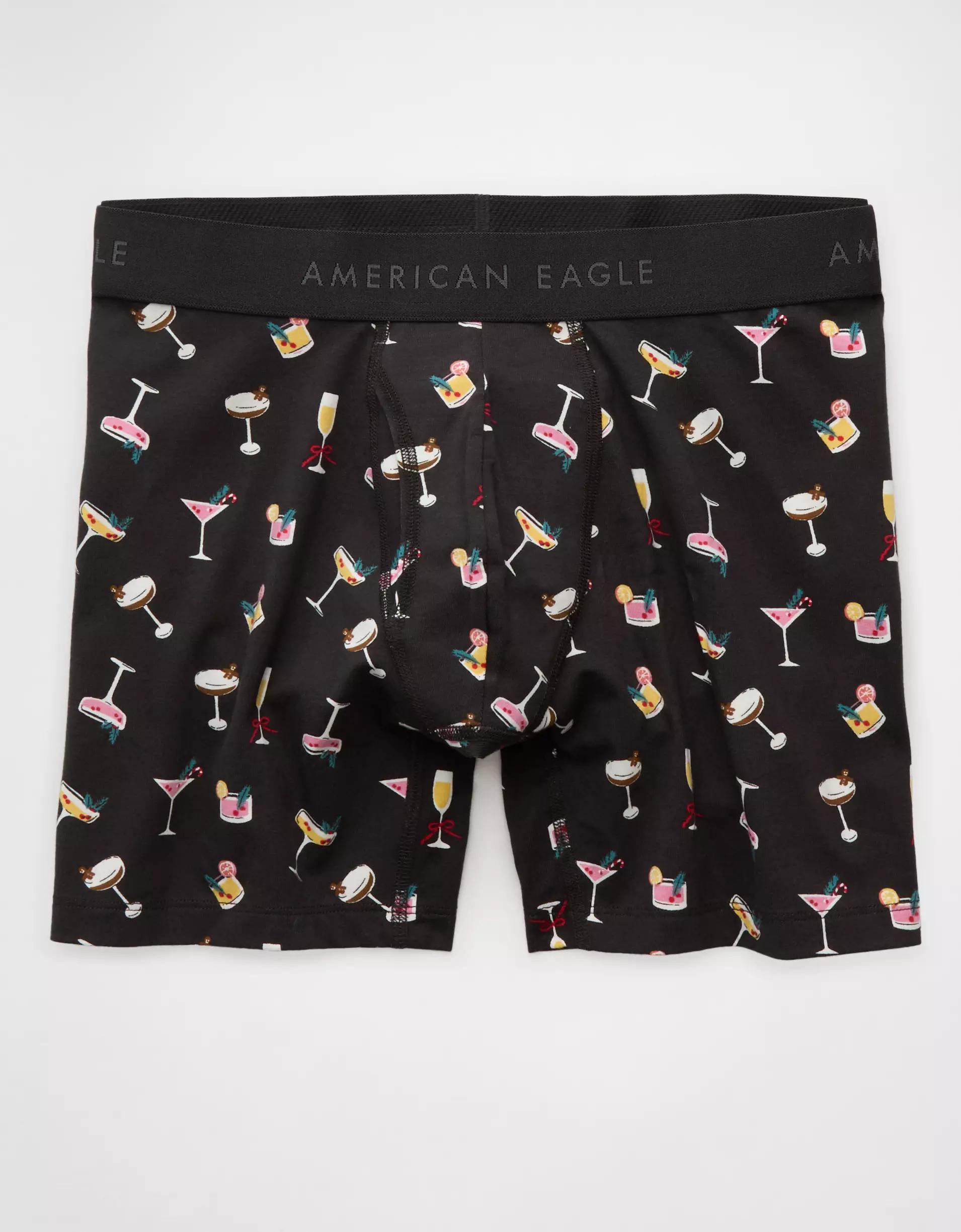AEO Men's Christmas Cocktails 6" Classic Boxer Brief Product Image