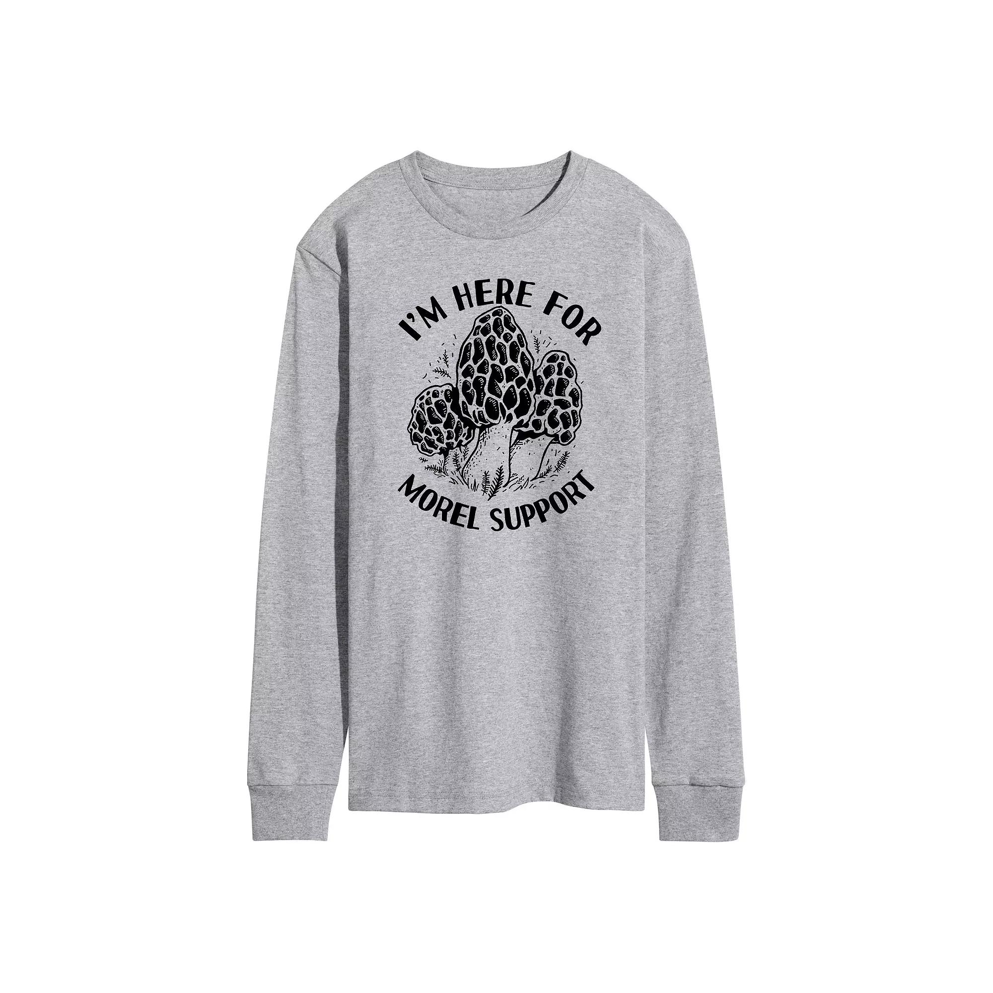 Men's Morel Support Long Sleeve Graphic Tee,  Product Image