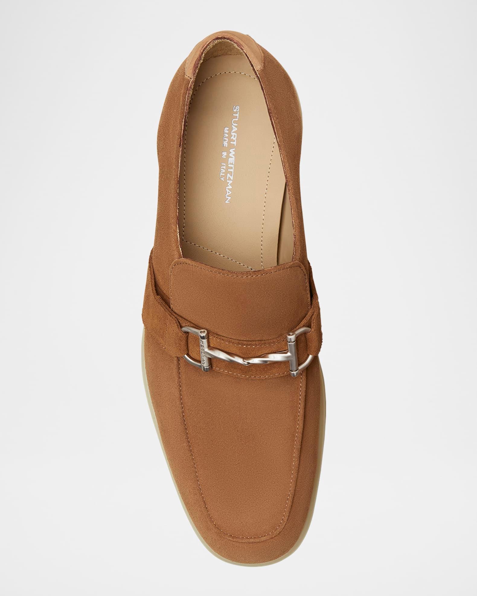Men's Aurelio Nubuck Twisted Bit Loafers Product Image