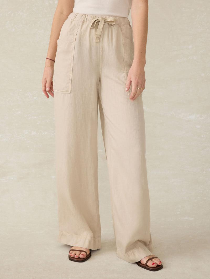 Topanga Drape Pant - Wheaten Product Image