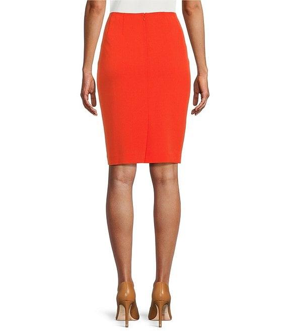 Kasper Crepe Slim Pencil Skirt Product Image