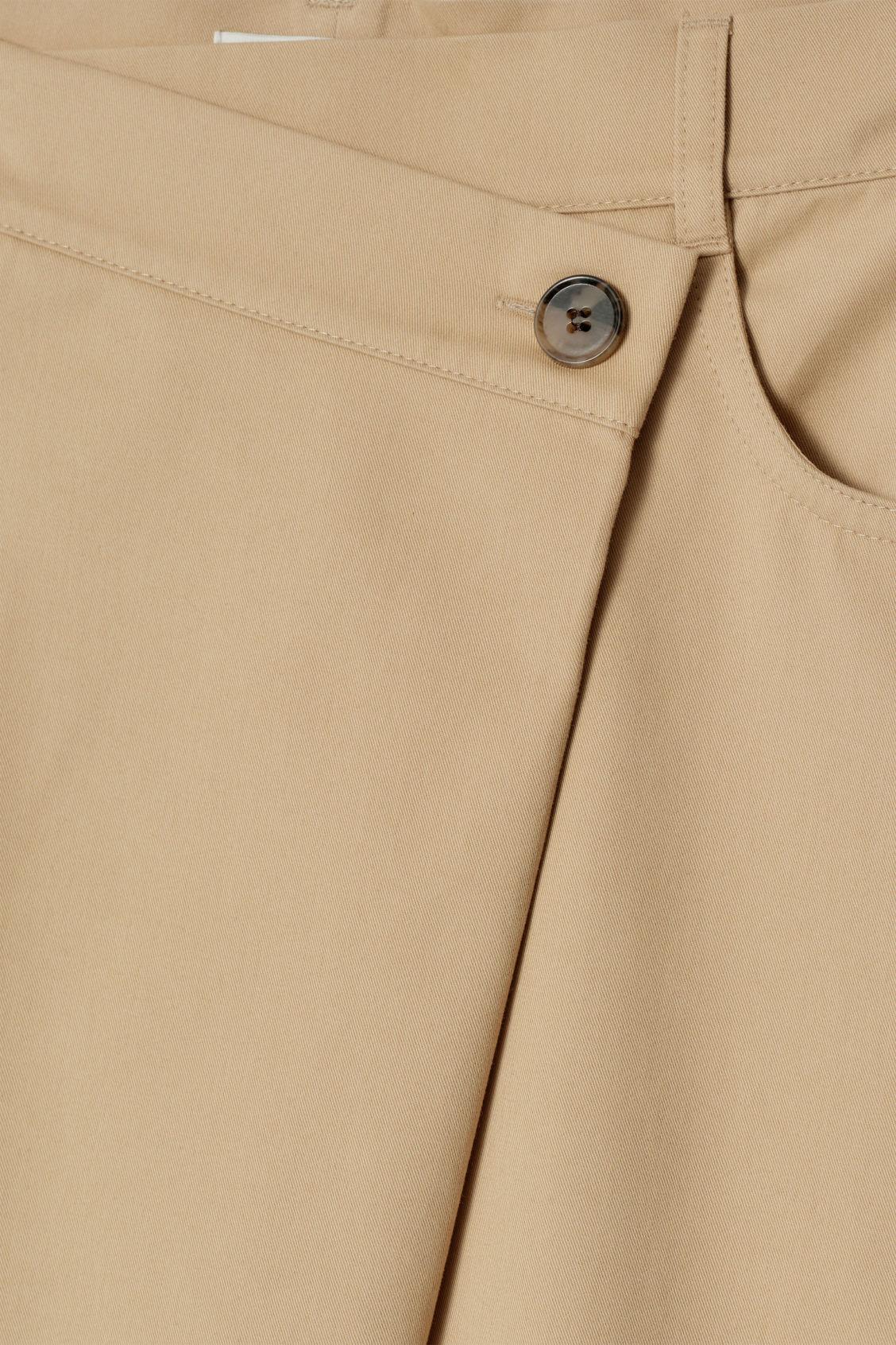 ASYMMETRIC COTTON MIDI SKIRT Product Image