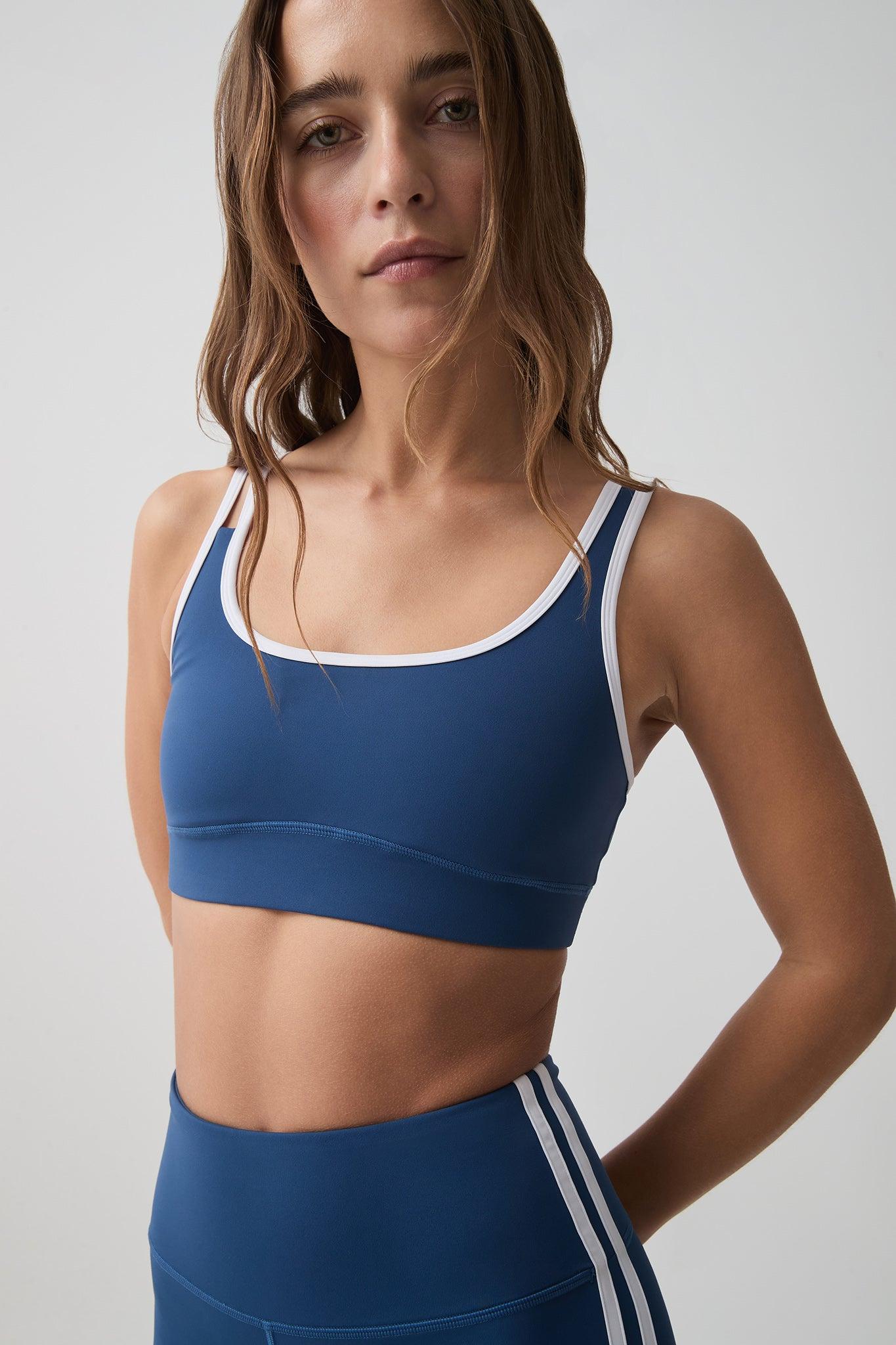 Asymmetric Strap Sports Bra 378 Product Image